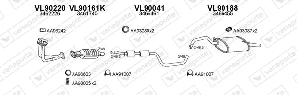 Изпускателна система VENEPORTE           