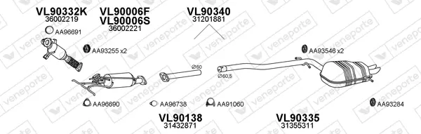 Изпускателна система VENEPORTE           
