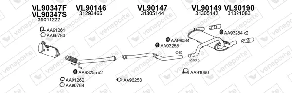 Изпускателна система VENEPORTE           