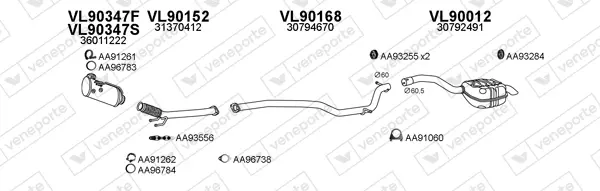 Изпускателна система VENEPORTE           