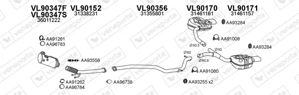 Изпускателна система VENEPORTE           