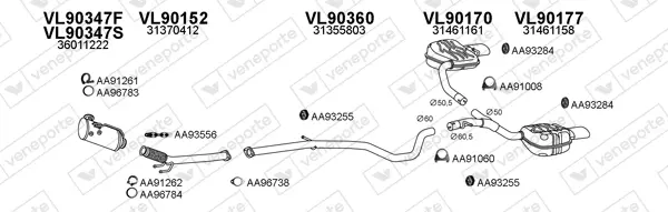 Изпускателна система VENEPORTE           