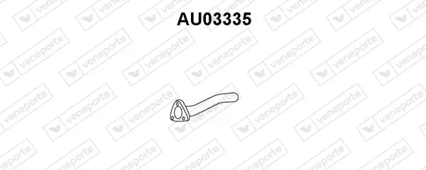 Изпускателна тръба за AUDI 80 (89, 89Q, 8A, B3) 2.0 AU03335 VENEPORTE           