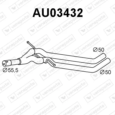изпускателна тръба VENEPORTE           