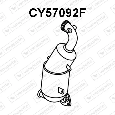 филтър за сажди-твърди частици, изпускателна система VENEPORTE           