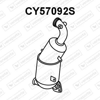 филтър за сажди-твърди частици, изпускателна система VENEPORTE           