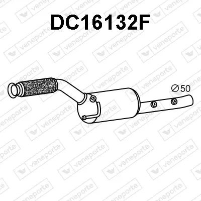 филтър за сажди-твърди частици, изпускателна система VENEPORTE           