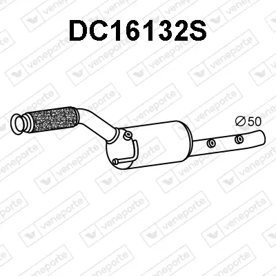 филтър за сажди-твърди частици, изпускателна система VENEPORTE           