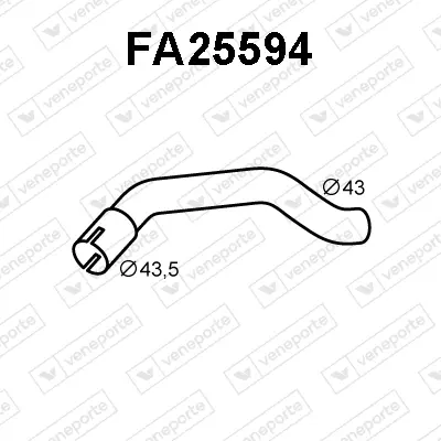 изпускателна тръба VENEPORTE           