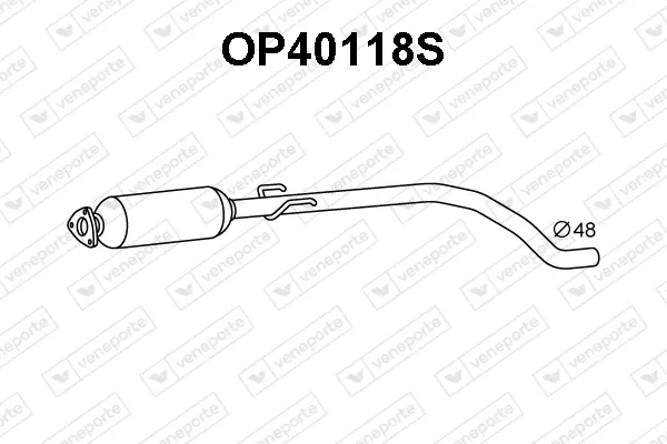 филтър за сажди-твърди частици, изпускателна система VENEPORTE           