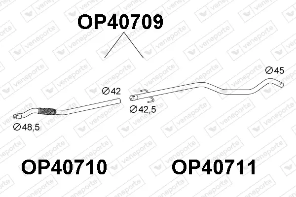 изпускателна тръба VENEPORTE           