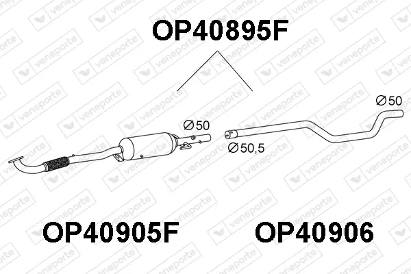 филтър за сажди-твърди частици, изпускателна система VENEPORTE           