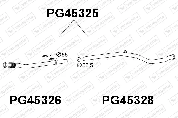 изпускателна тръба VENEPORTE           