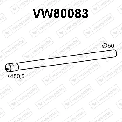 изпускателна тръба VENEPORTE            VW80083