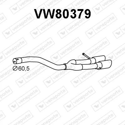 изпускателна тръба VENEPORTE           