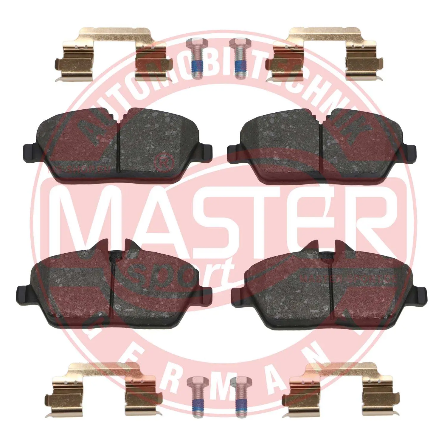Комплект спирачно феродо, дискови спирачки MASTER-SPORT GERMANY