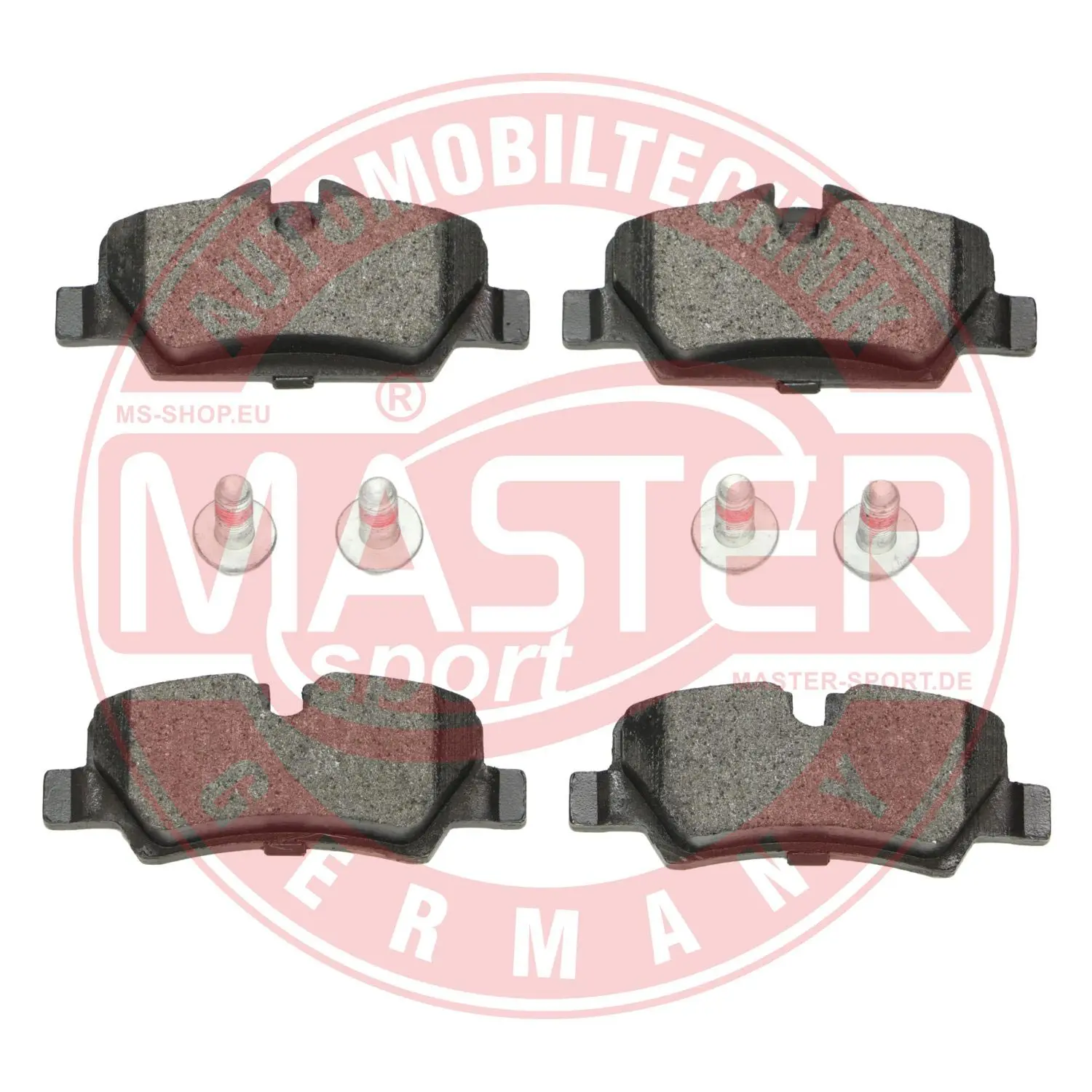 комплект спирачно феродо, дискови спирачки MASTER-SPORT GERMANY