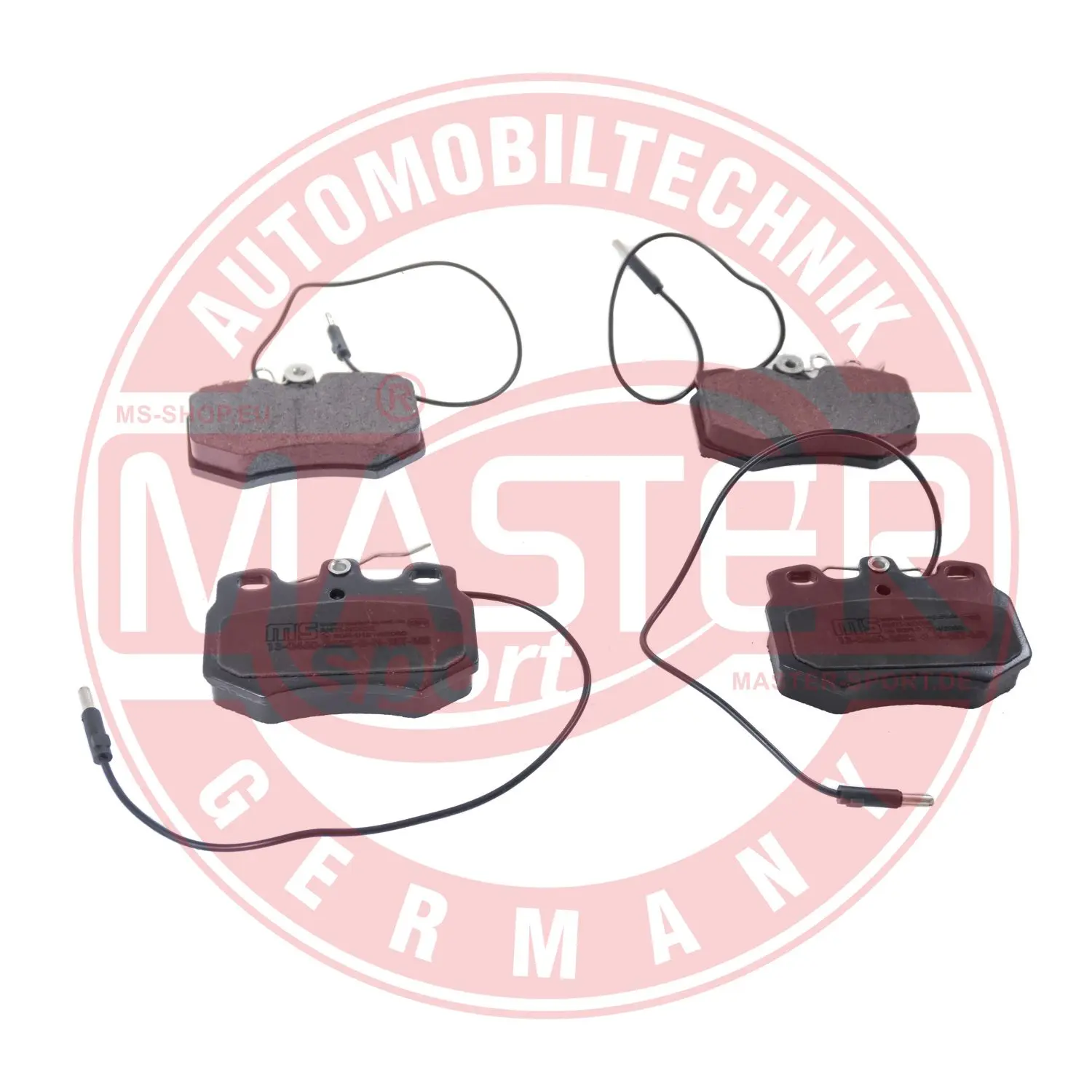 Комплект спирачно феродо, дискови спирачки MASTER-SPORT GERMANY