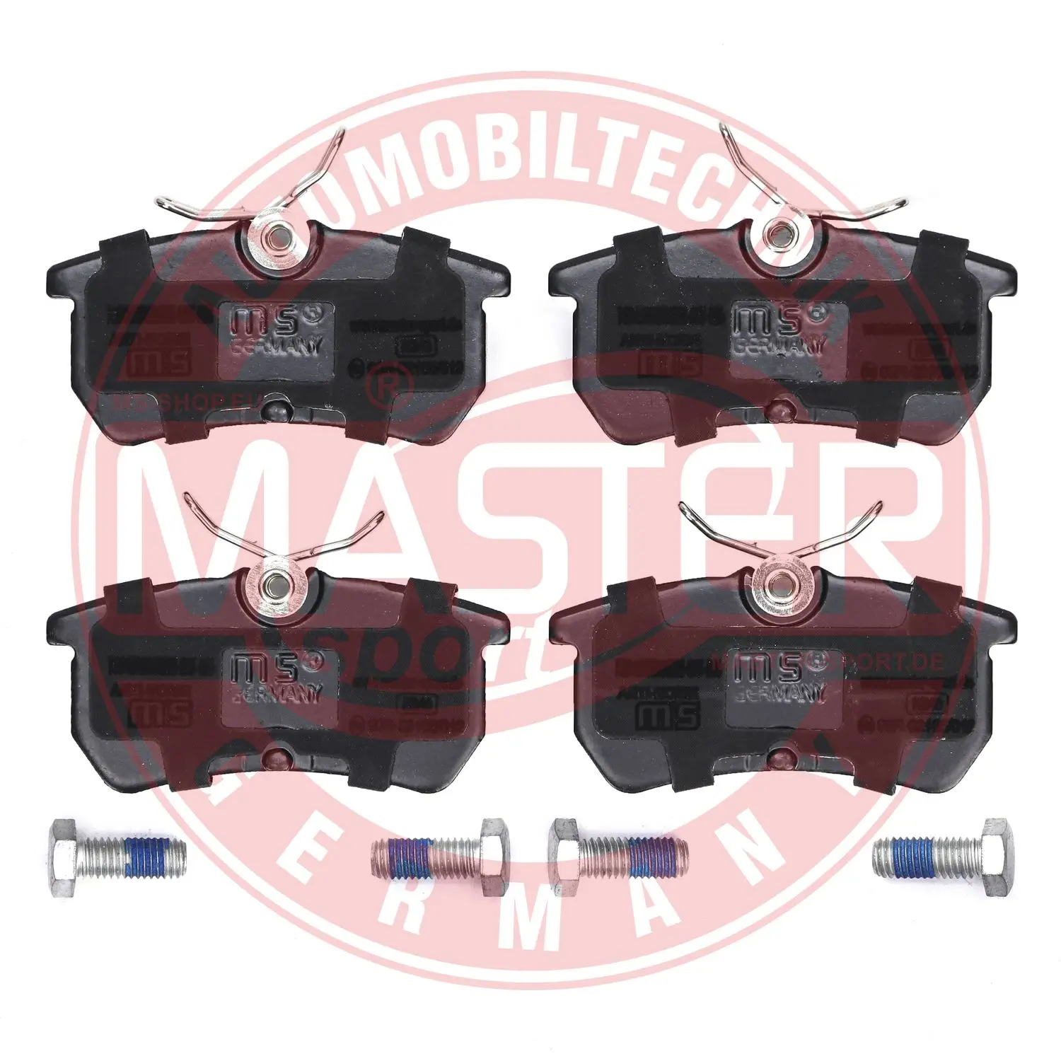 Комплект спирачно феродо, дискови спирачки MASTER-SPORT GERMANY