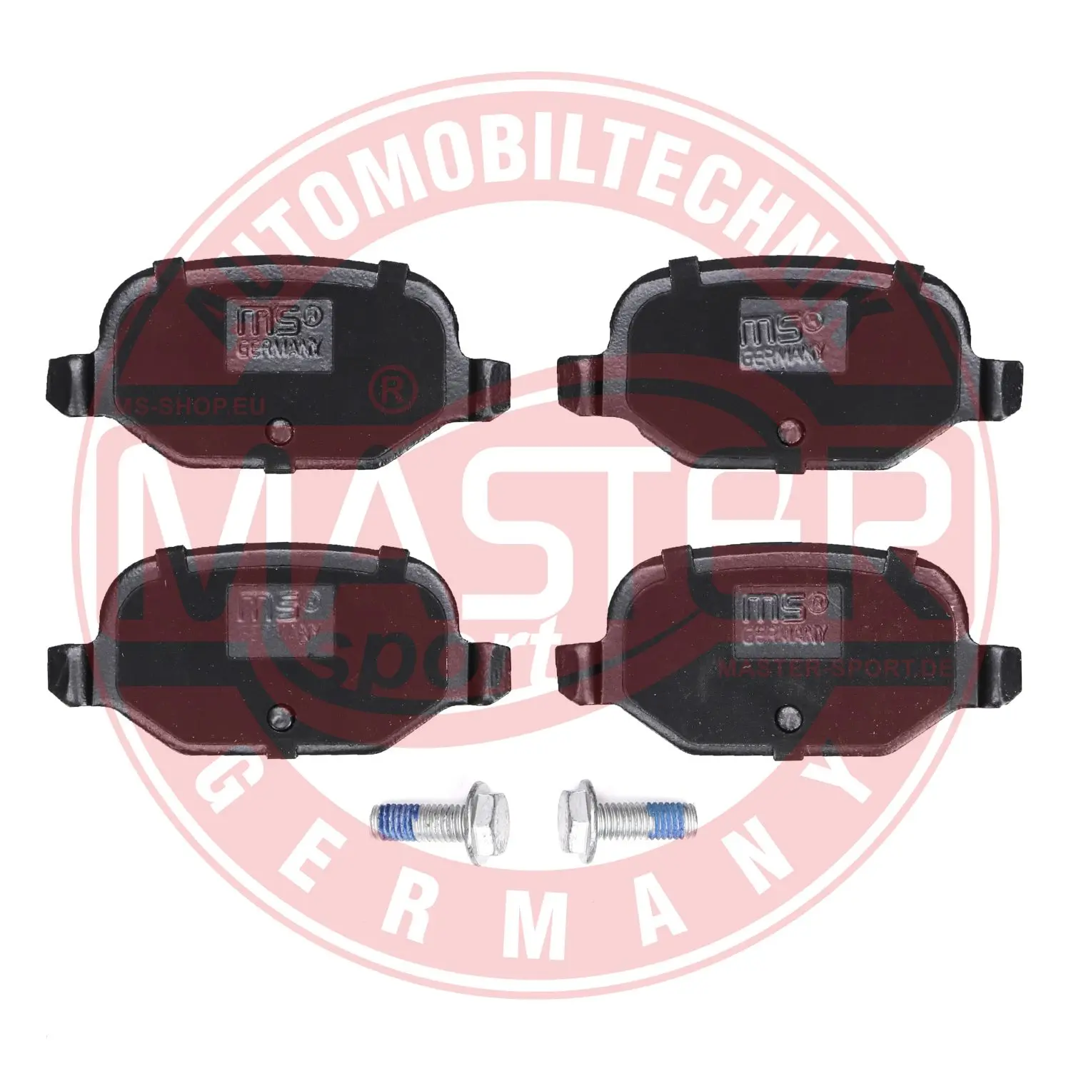 комплект спирачно феродо, дискови спирачки MASTER-SPORT GERMANY