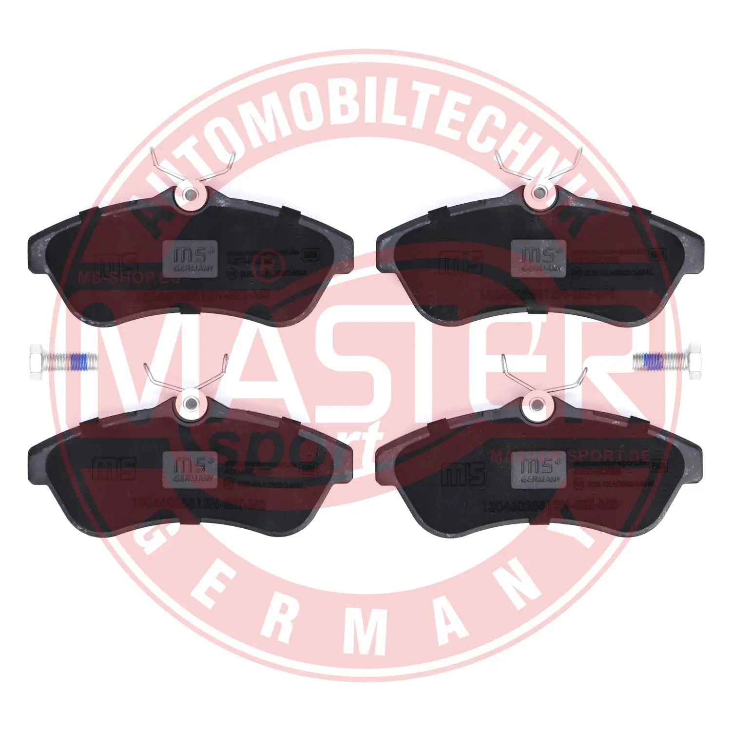 Комплект спирачно феродо, дискови спирачки MASTER-SPORT GERMANY