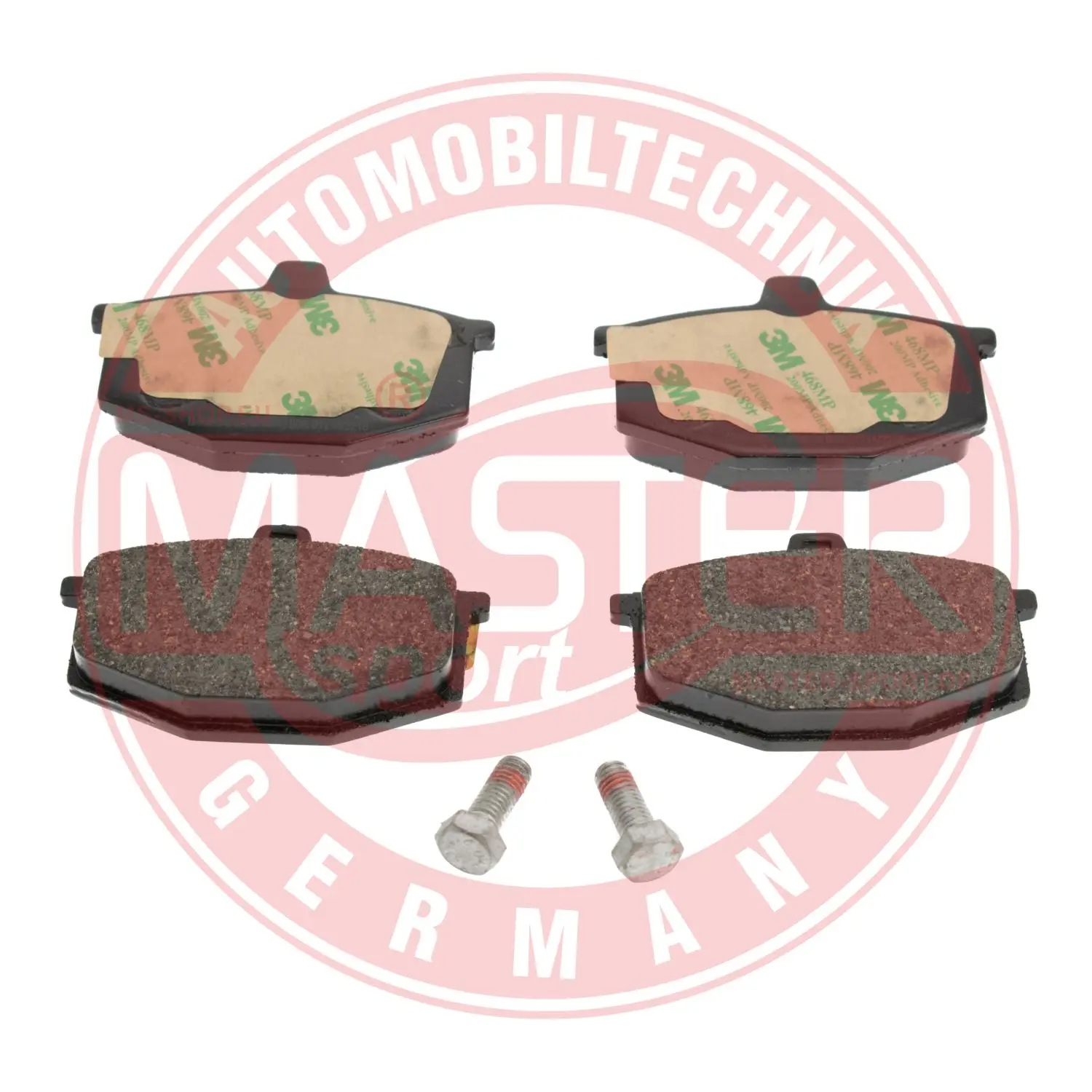 комплект спирачно феродо, дискови спирачки MASTER-SPORT GERMANY