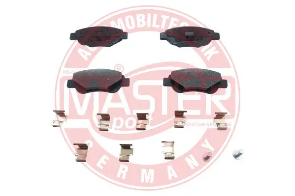 Комплект спирачно феродо, дискови спирачки MASTER-SPORT GERMANY