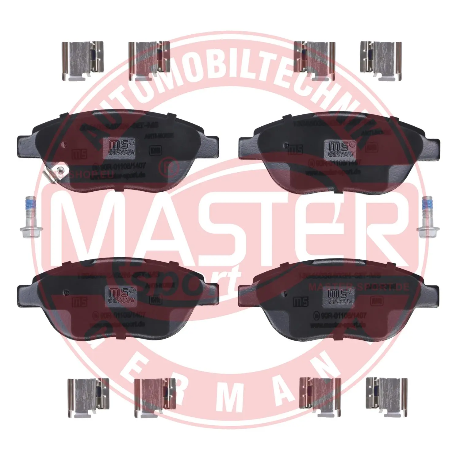 Комплект спирачно феродо, дискови спирачки MASTER-SPORT GERMANY