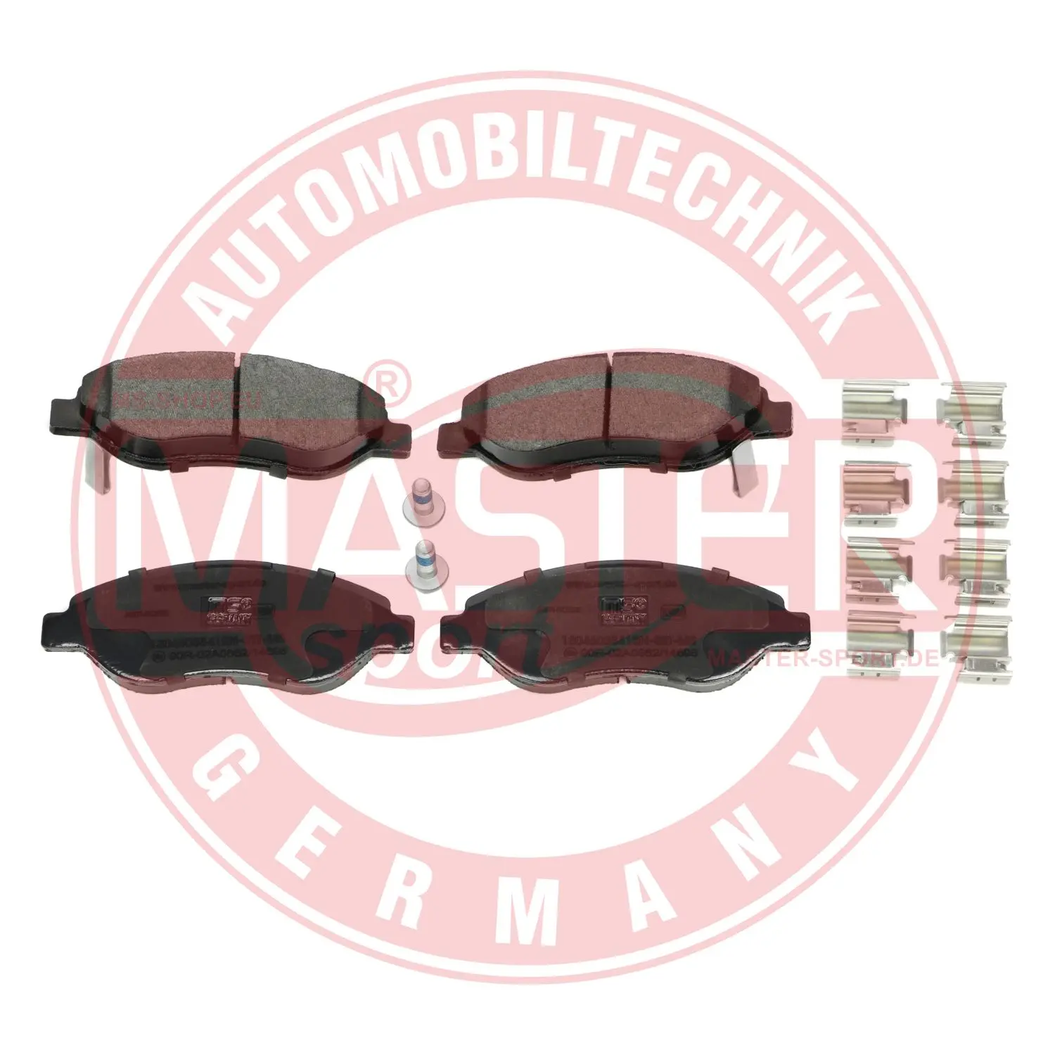 Комплект спирачно феродо, дискови спирачки MASTER-SPORT GERMANY