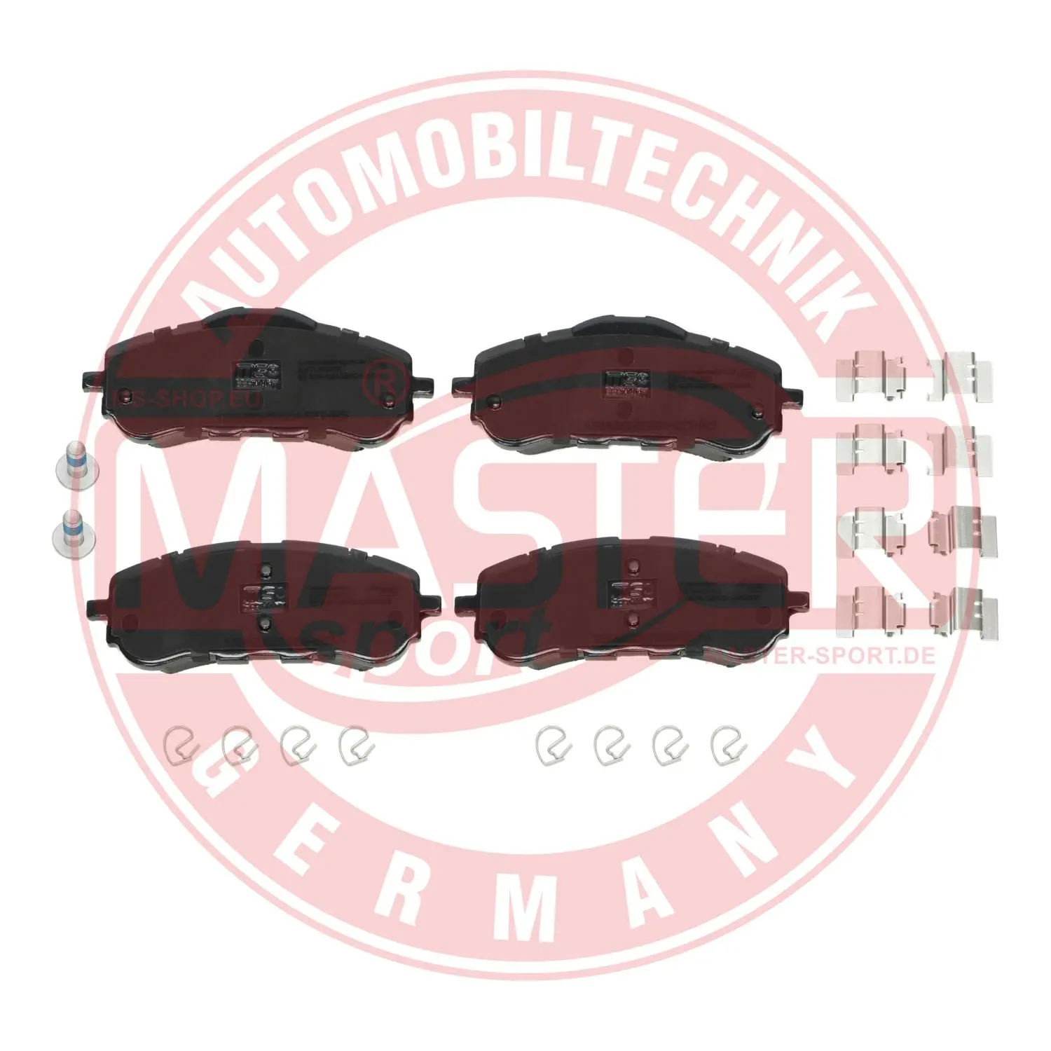 Комплект спирачно феродо, дискови спирачки MASTER-SPORT GERMANY