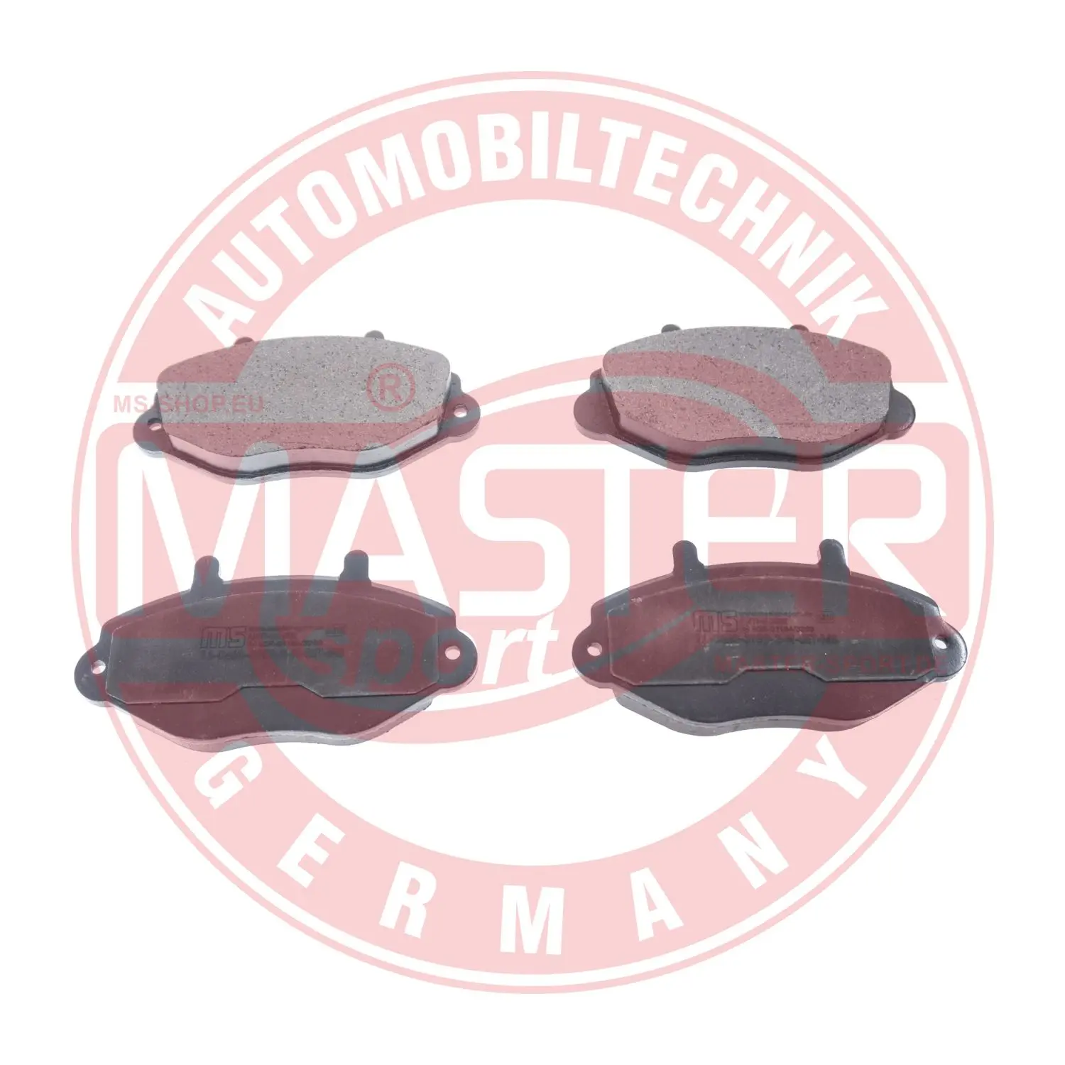 Комплект спирачно феродо, дискови спирачки MASTER-SPORT GERMANY