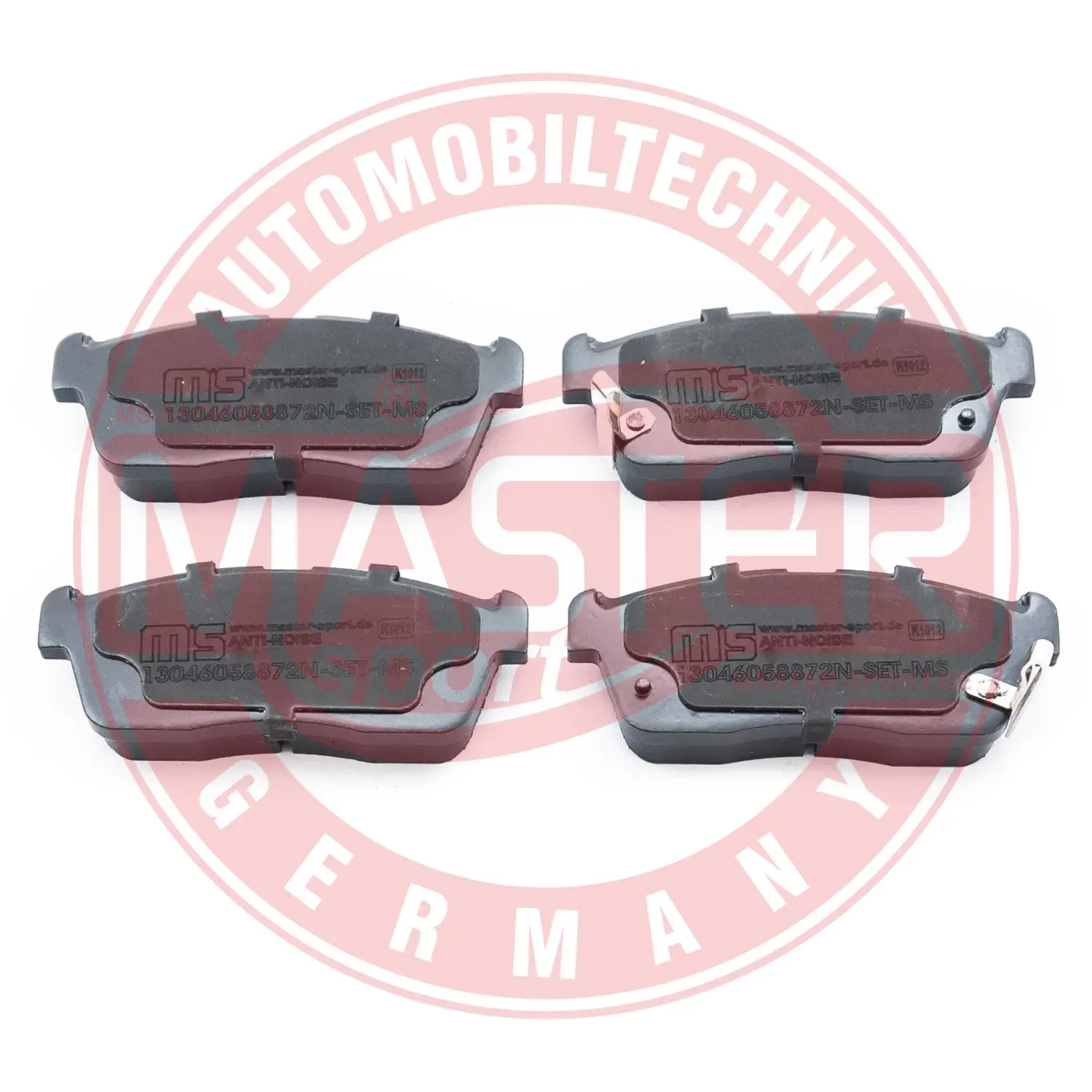 комплект спирачно феродо, дискови спирачки MASTER-SPORT GERMANY