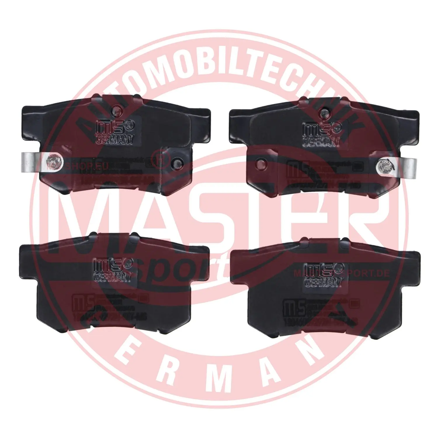 Комплект спирачно феродо, дискови спирачки MASTER-SPORT GERMANY