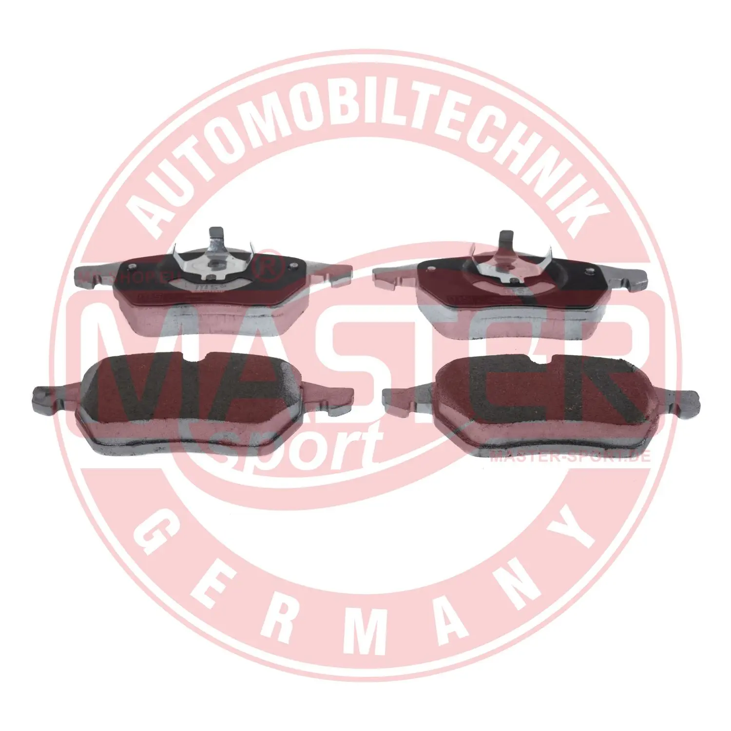 Комплект спирачно феродо, дискови спирачки MASTER-SPORT GERMANY