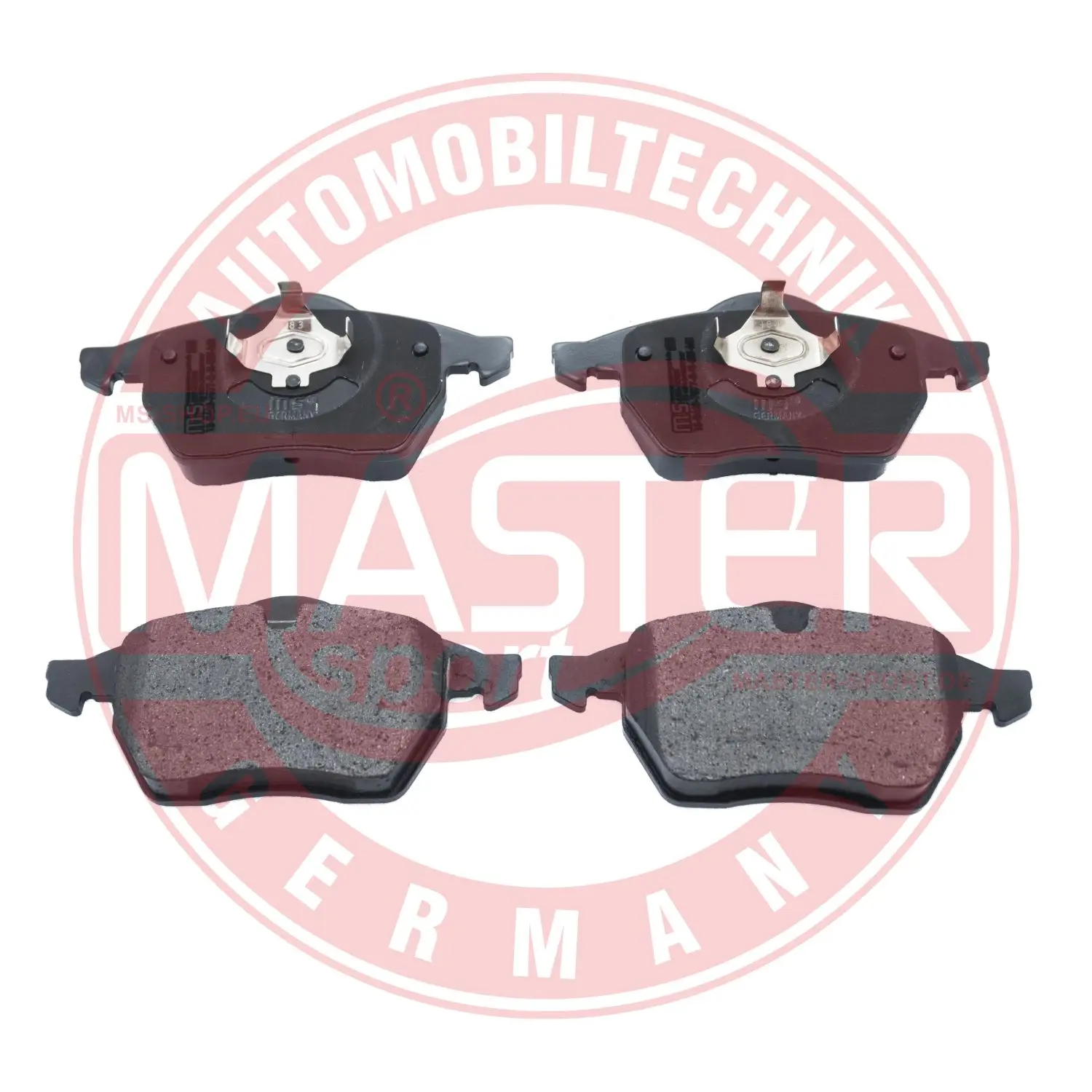 Комплект спирачно феродо, дискови спирачки MASTER-SPORT GERMANY