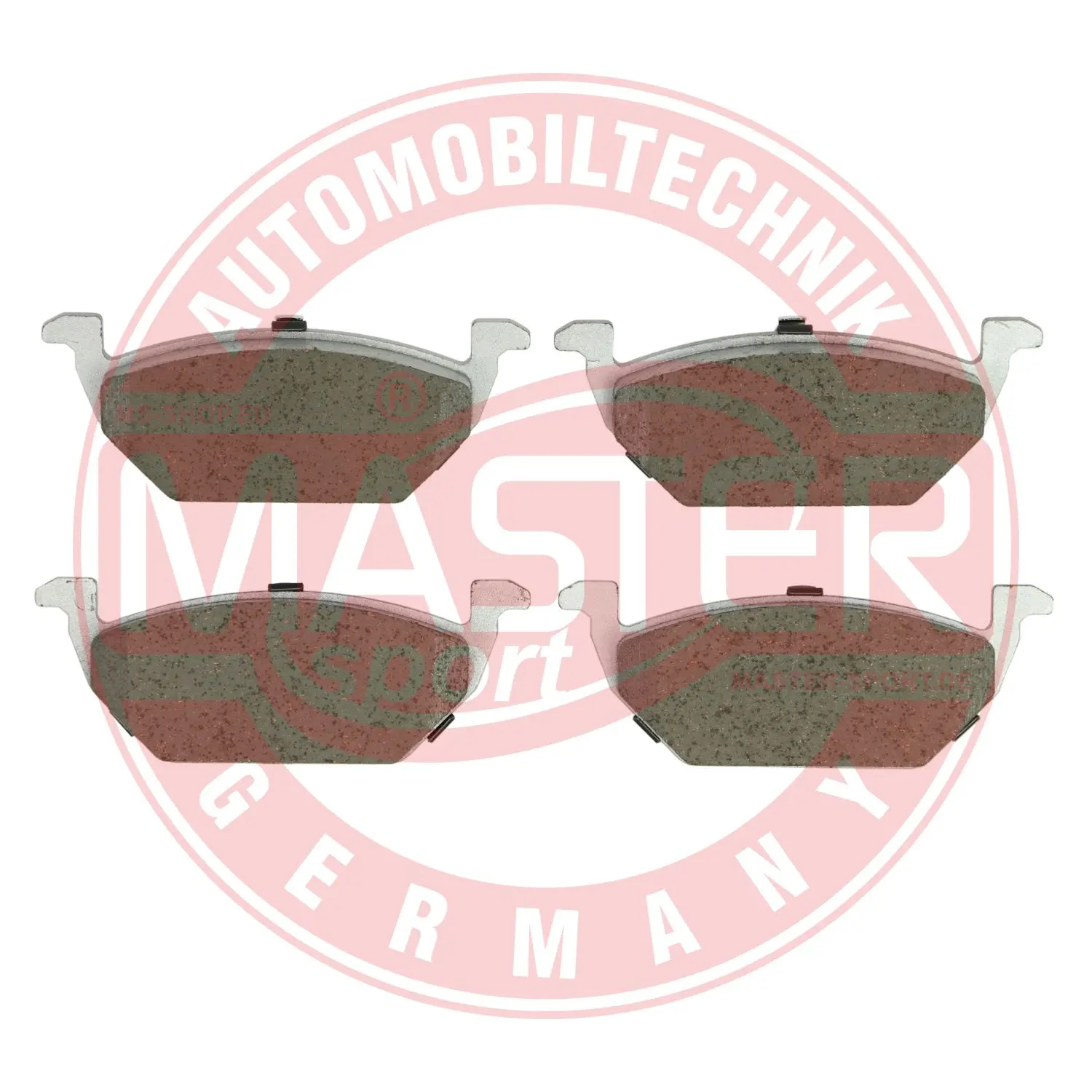 Комплект спирачно феродо, дискови спирачки MASTER-SPORT GERMANY