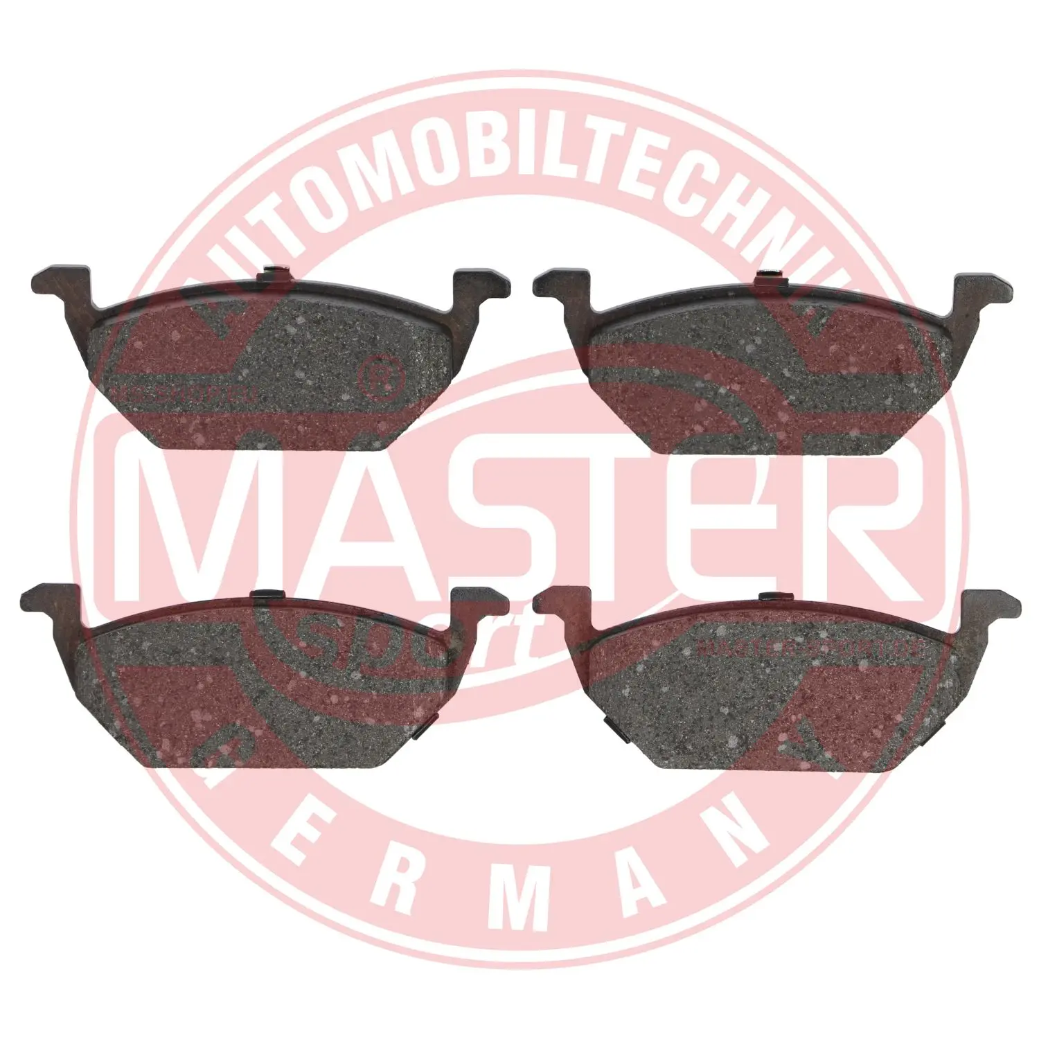 Комплект спирачно феродо, дискови спирачки MASTER-SPORT GERMANY