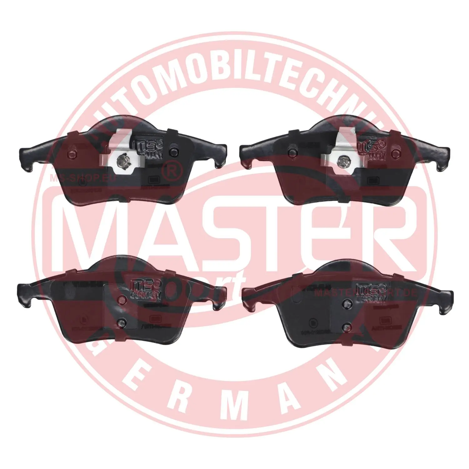 Комплект спирачно феродо, дискови спирачки MASTER-SPORT GERMANY