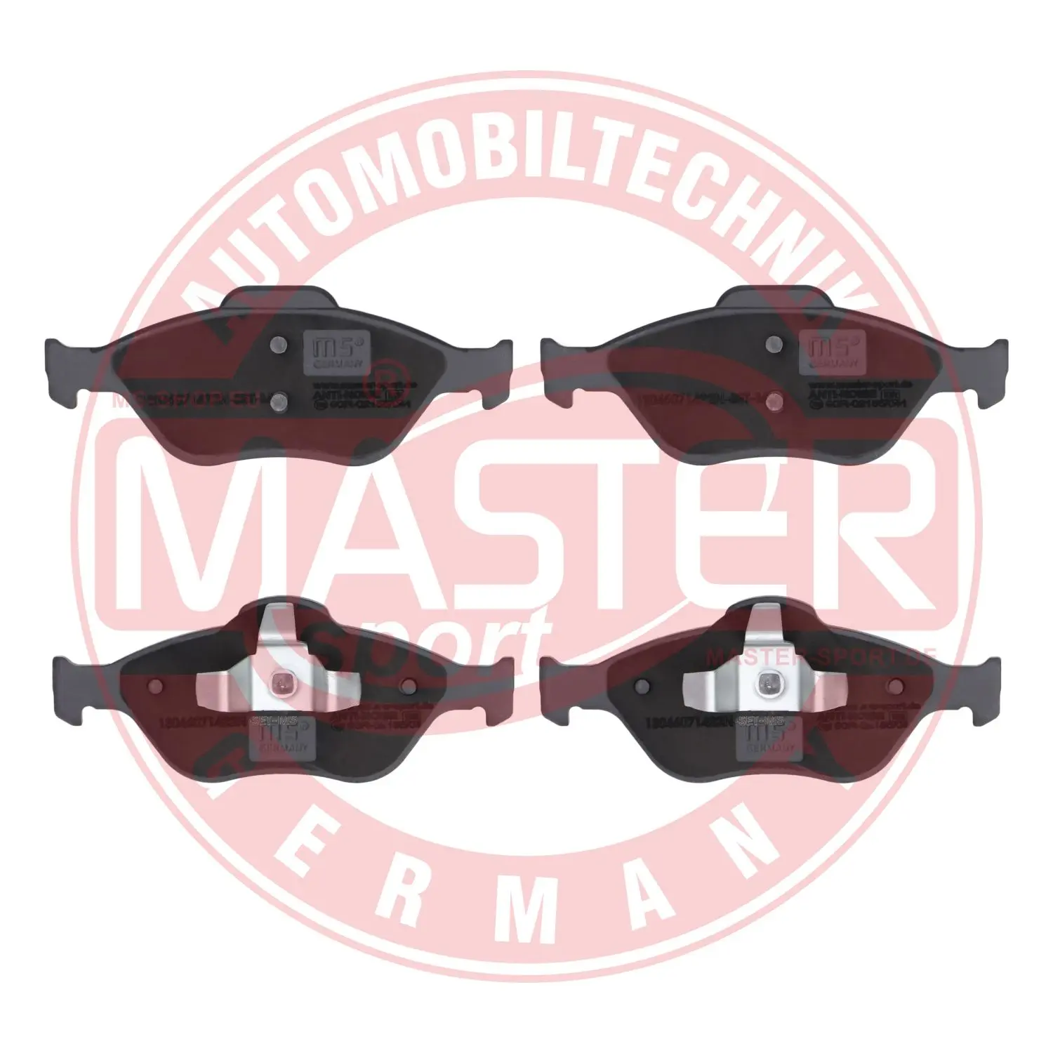 Комплект спирачно феродо, дискови спирачки MASTER-SPORT GERMANY