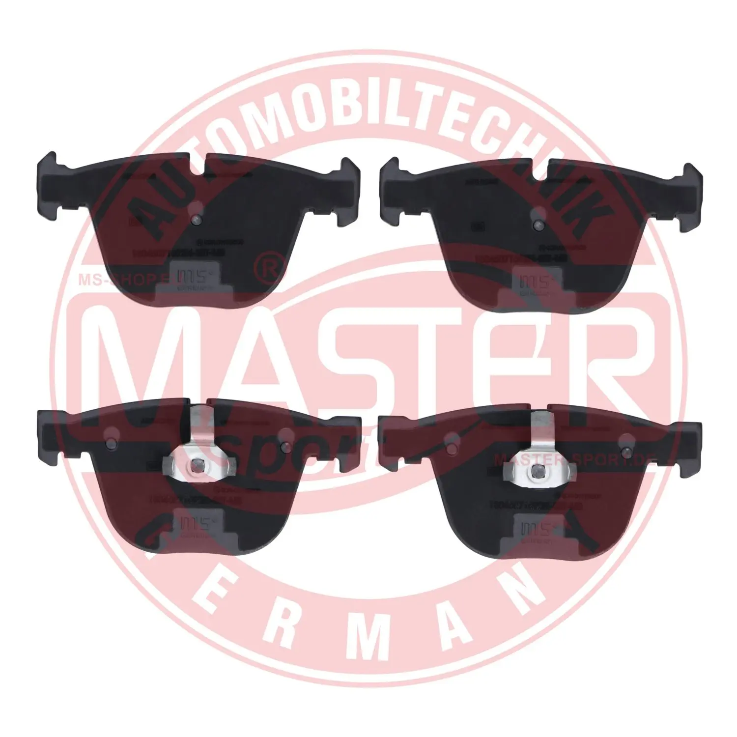 Комплект спирачно феродо, дискови спирачки MASTER-SPORT GERMANY