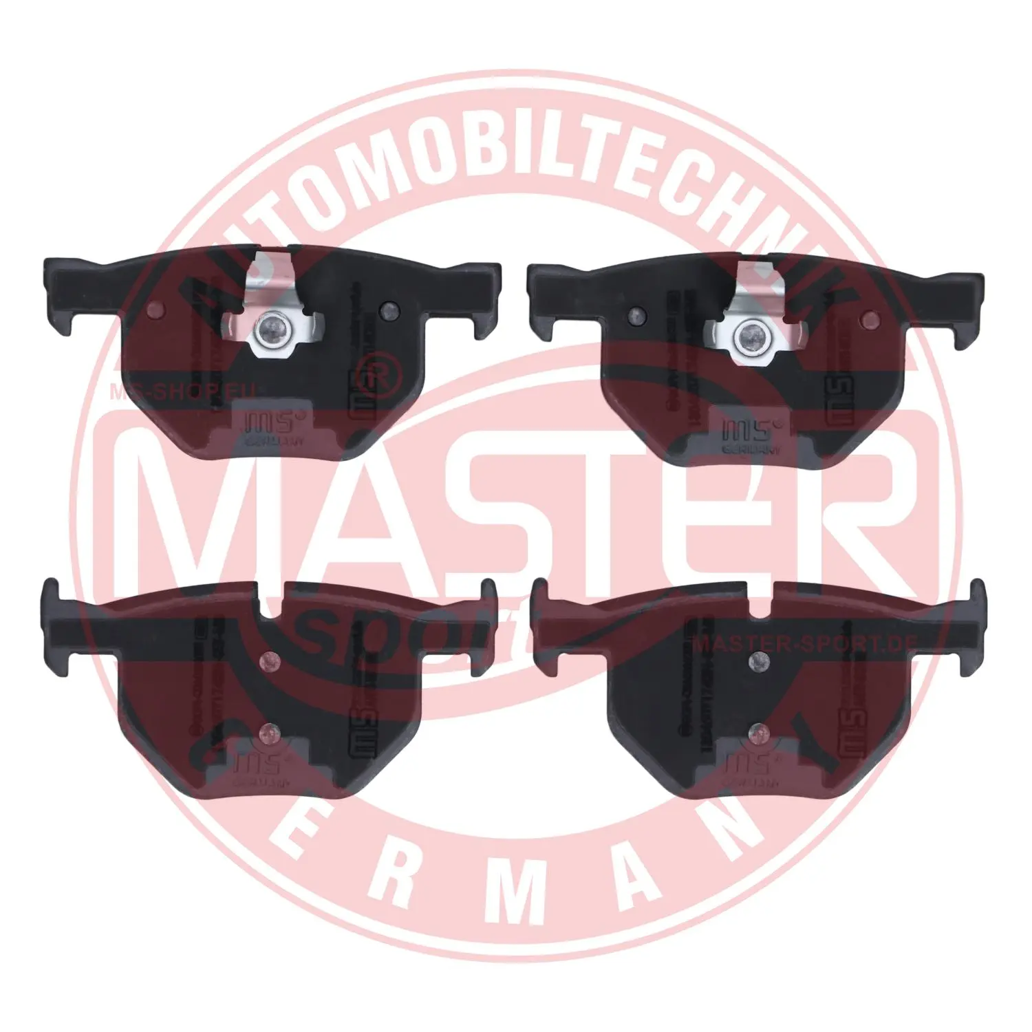 Комплект спирачно феродо, дискови спирачки MASTER-SPORT GERMANY