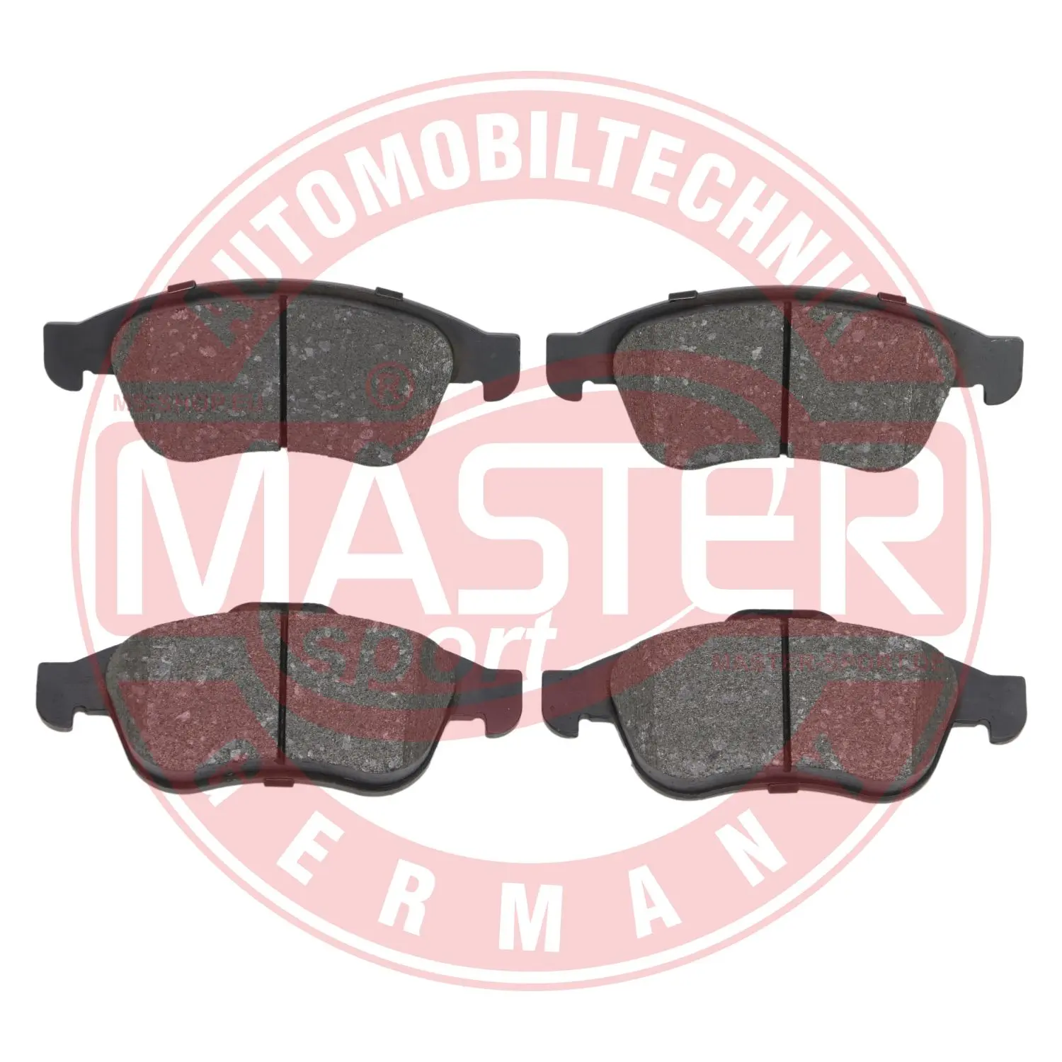 Комплект спирачно феродо, дискови спирачки MASTER-SPORT GERMANY