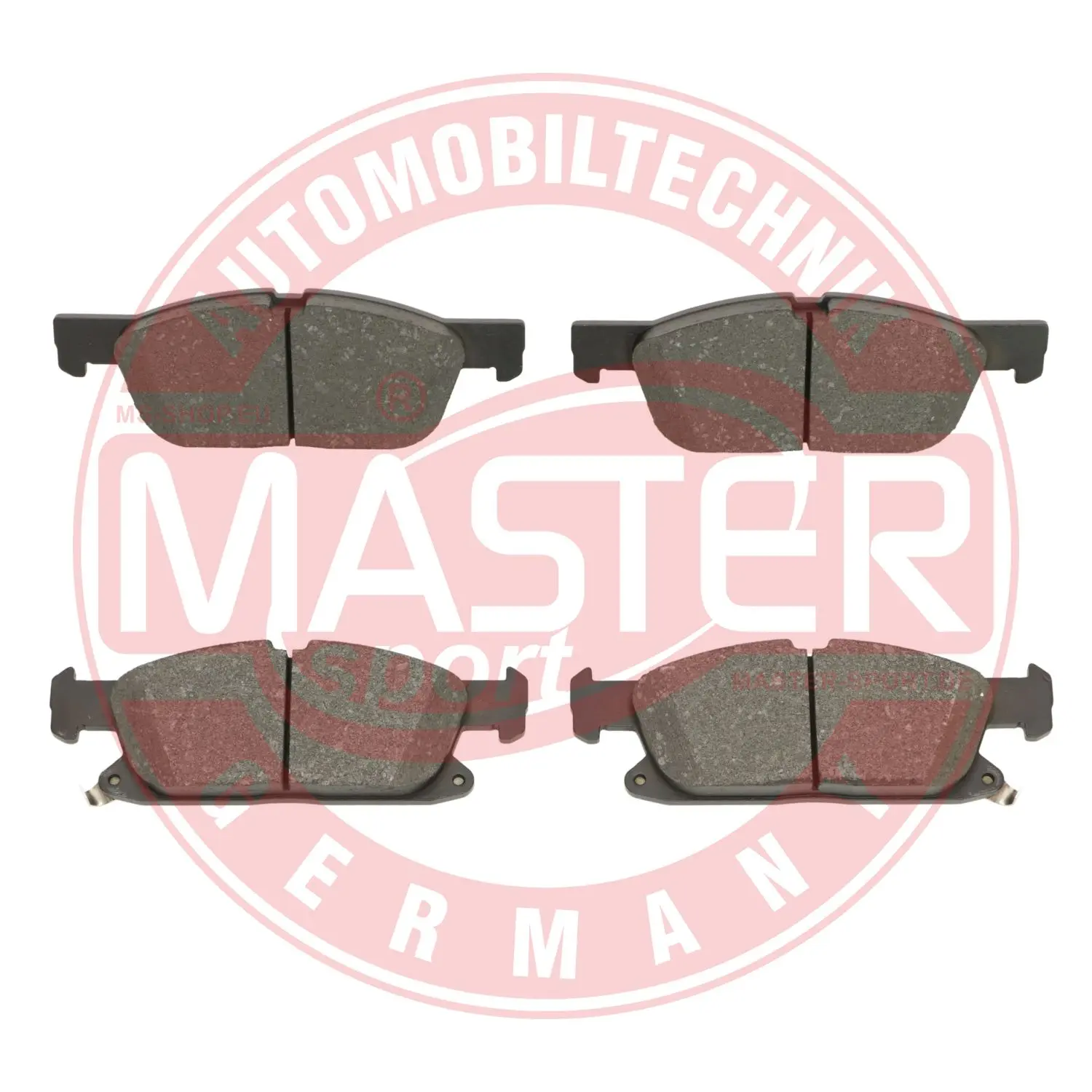 Комплект спирачно феродо, дискови спирачки MASTER-SPORT GERMANY