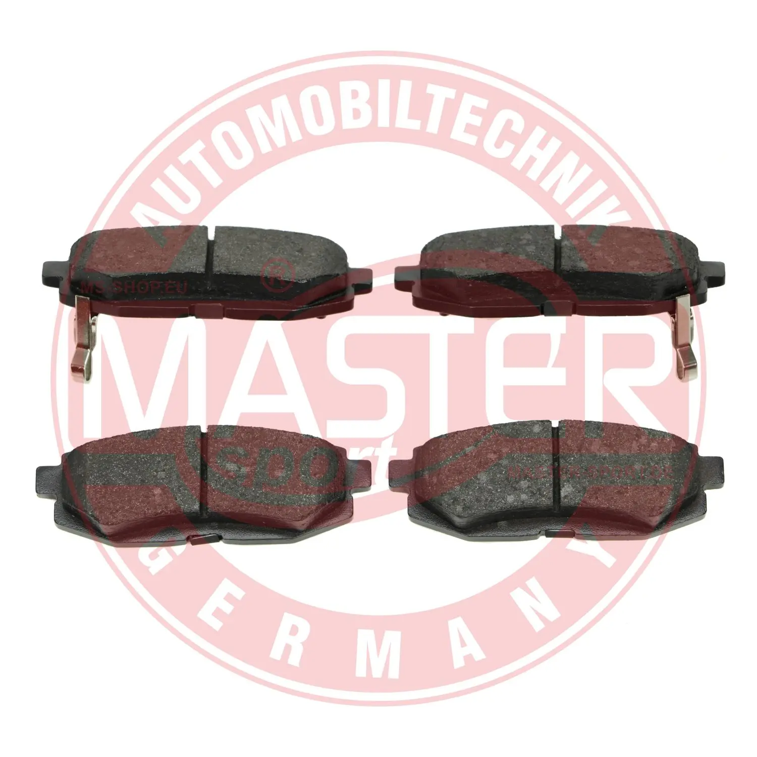 Комплект спирачно феродо, дискови спирачки MASTER-SPORT GERMANY