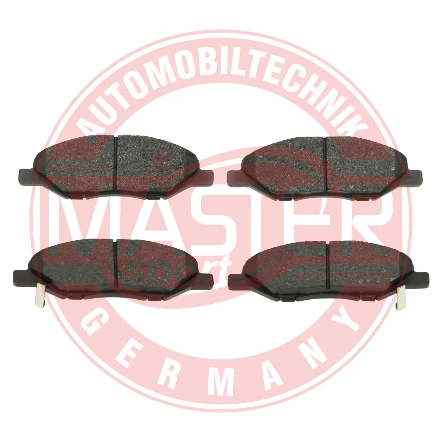 Комплект спирачно феродо, дискови спирачки MASTER-SPORT GERMANY