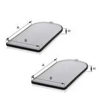 Филтър купе (поленов филтър) UNIFLUX FILTERS     