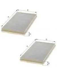 Филтър купе (поленов филтър) UNIFLUX FILTERS     