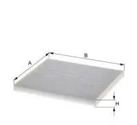 Филтър купе (поленов филтър) UNIFLUX FILTERS     