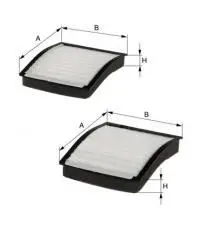 Филтър купе (поленов филтър) UNIFLUX FILTERS     