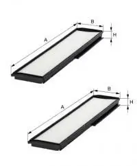 Филтър купе (поленов филтър) UNIFLUX FILTERS     